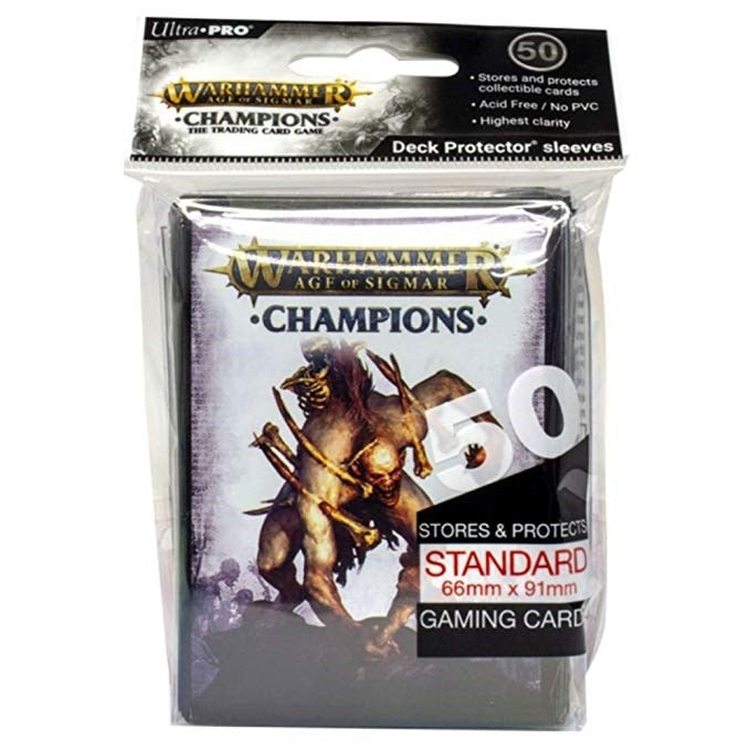 Image for Warhammer: Age of Sigmar - Champions Standard Deck Protectors - Death (50-Pack) - Card Sleeves
