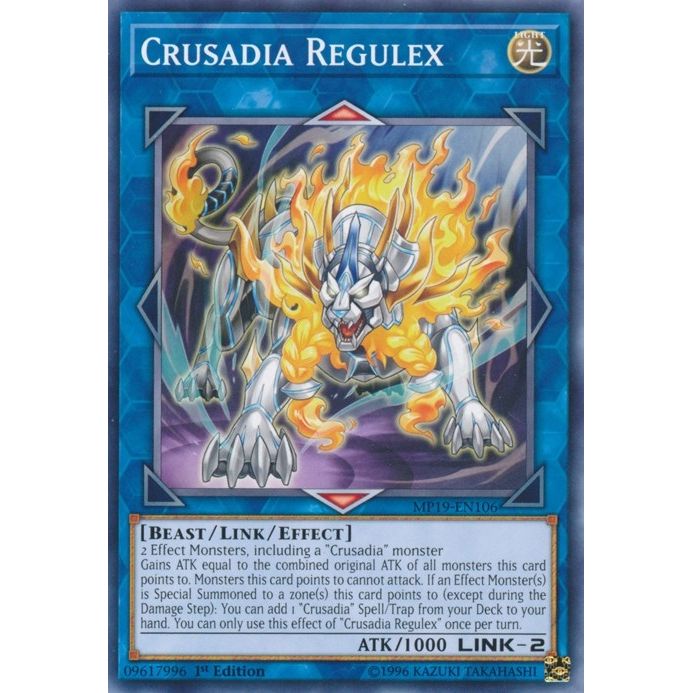 Image for Crusadia Regulex (MP19-EN106) (MP19) - YuGiOh