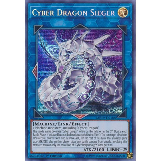Image for Cyber Dragon Sieger (MP19-EN108) (MP19) - YuGiOh