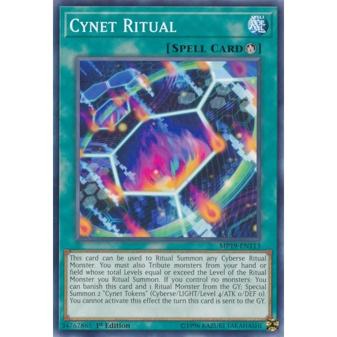 Image for Cynet Ritual (MP19-EN113) (MP19) - YuGiOh