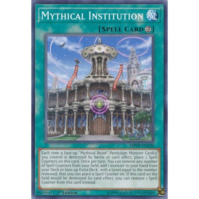 Image for Mythical Institution (MP19-EN120) (MP19) - YuGiOh