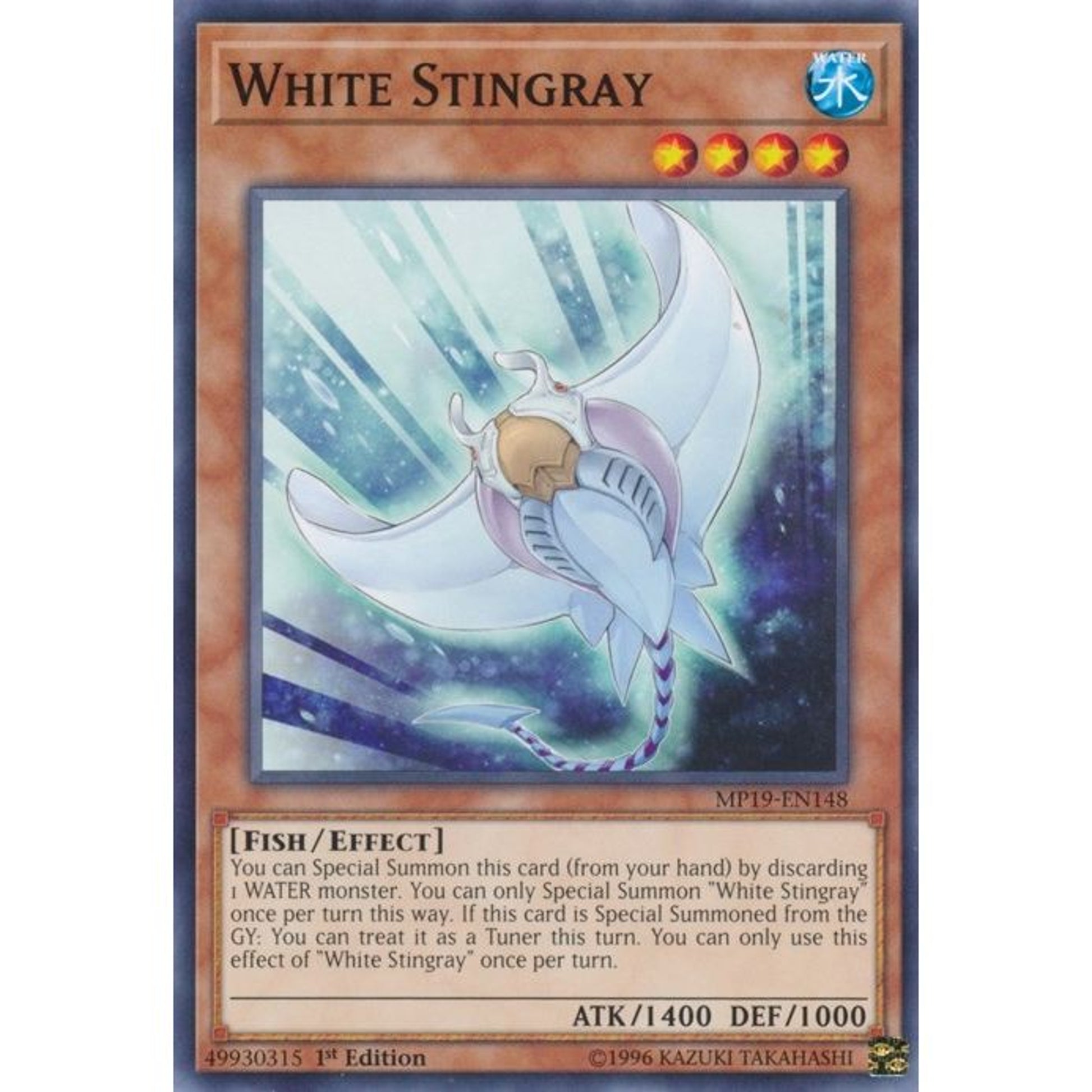Image for White Stingray (MP19-EN148) (MP19) - YuGiOh