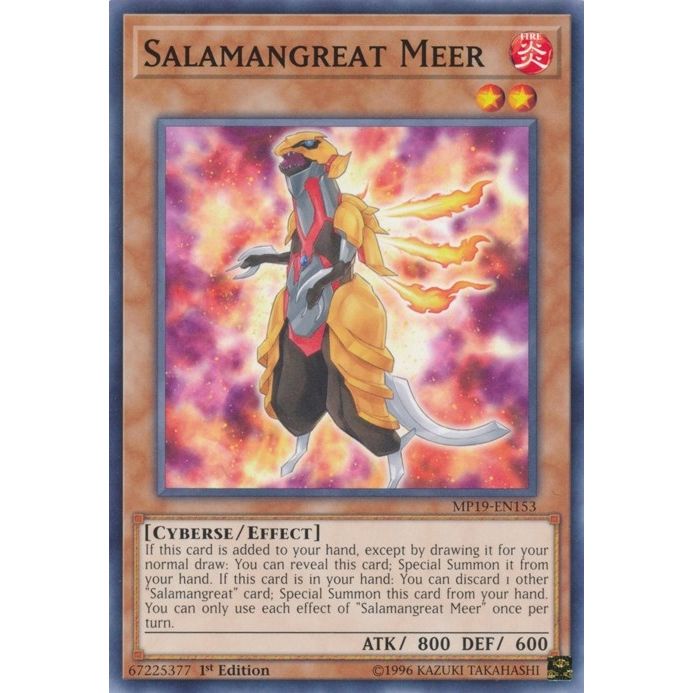 Image for Salamangreat Meer (MP19-EN153) (MP19) - YuGiOh