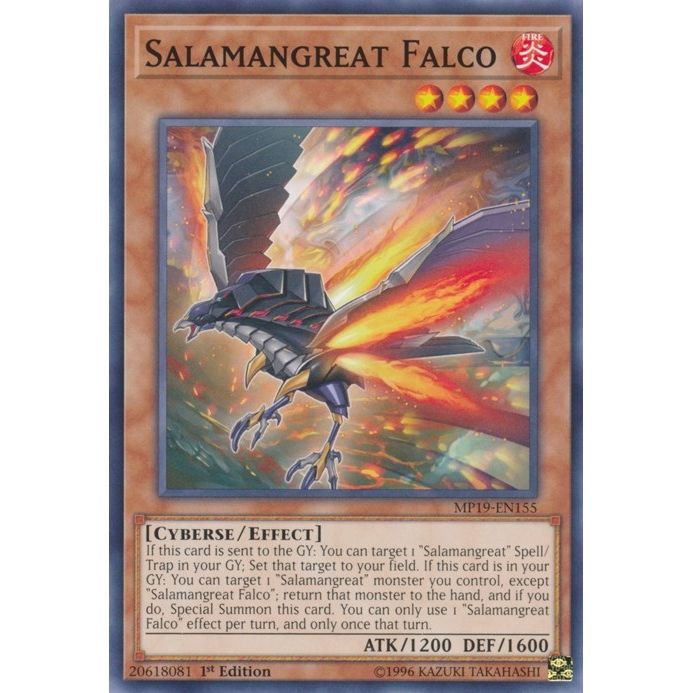 Image for Salamangreat Falco (MP19-EN155) (MP19) - YuGiOh
