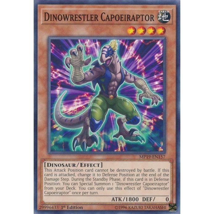 Image for Dinowrestler Capoeiraptor (MP19-EN157) (MP19) - YuGiOh