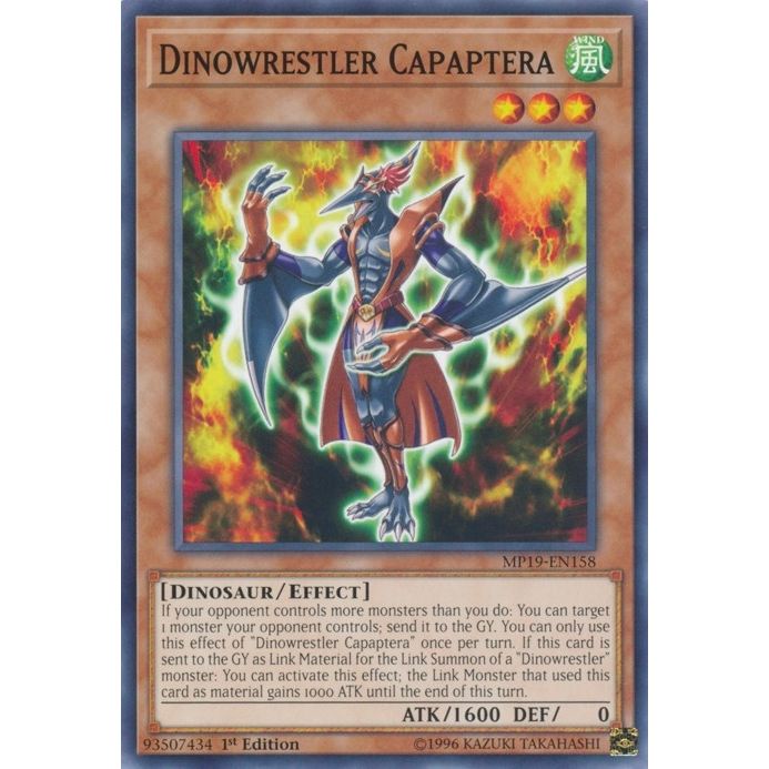 Image for Dinowrestler Capaptera (MP19-EN158) (MP19) - YuGiOh