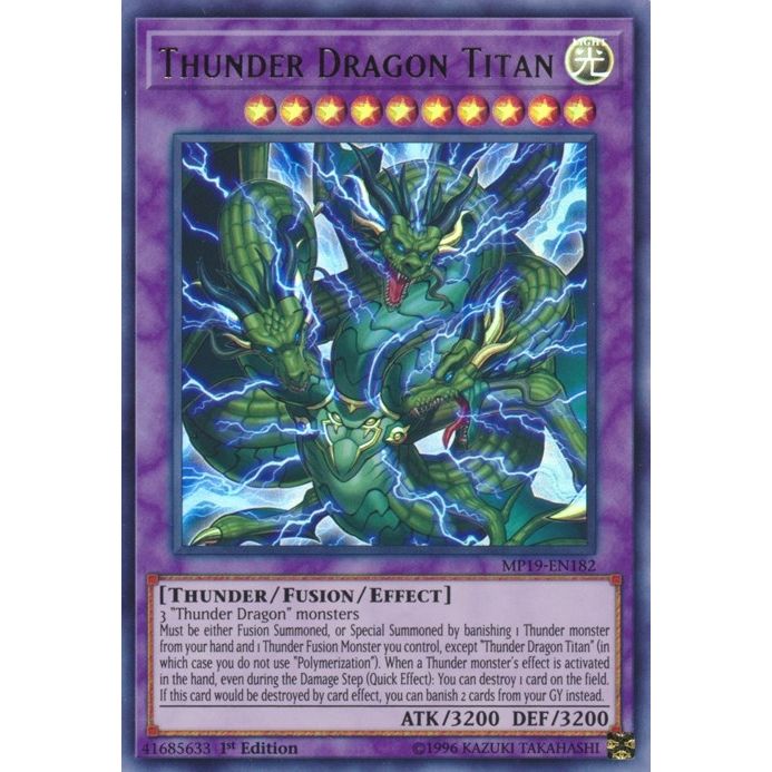 Image for Thunder Dragon Titan (MP19-EN182) (MP19) - YuGiOh