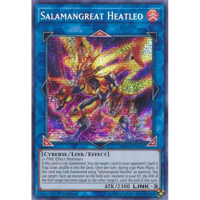 Image for Salamangreat Heatleo (MP19-EN186) (MP19) - YuGiOh