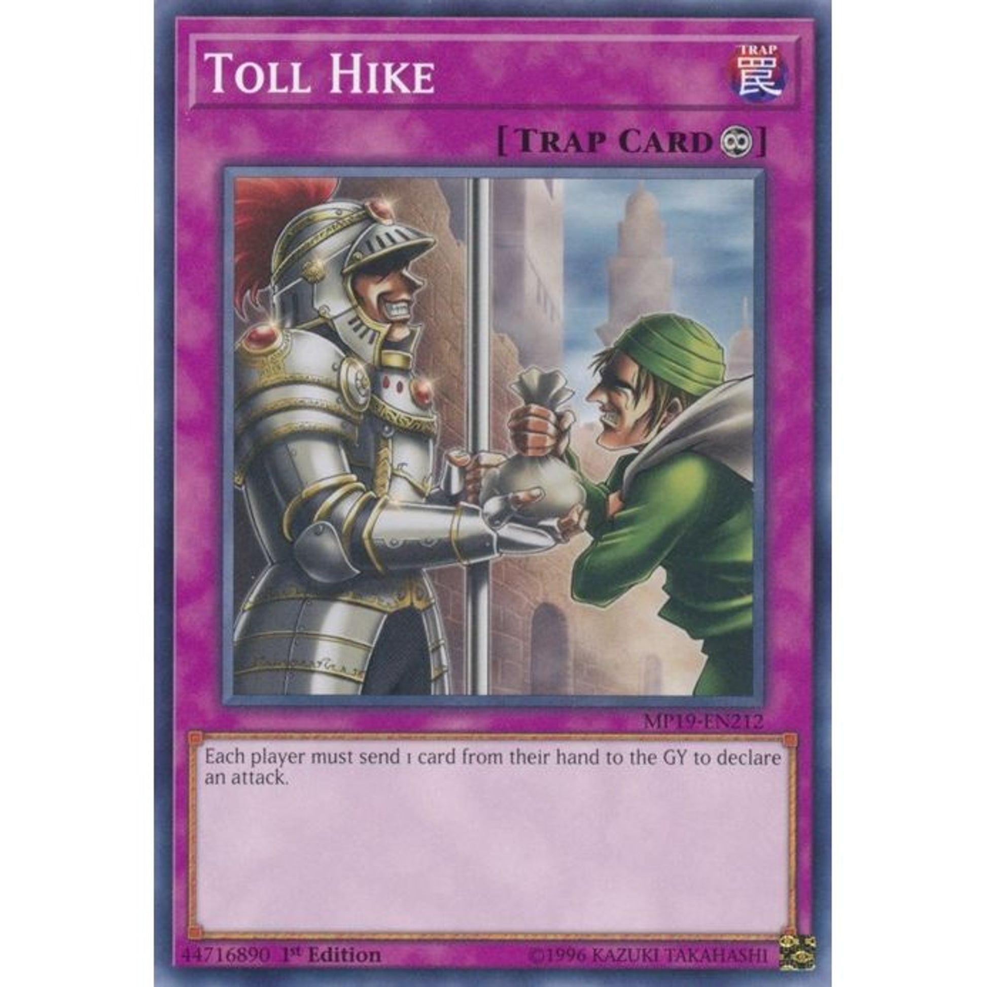 Image for Toll Hike (MP19-EN212) (MP19) - YuGiOh
