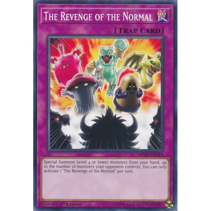 Image for The Revenge of the Normal (MP19-EN214) (MP19) - YuGiOh