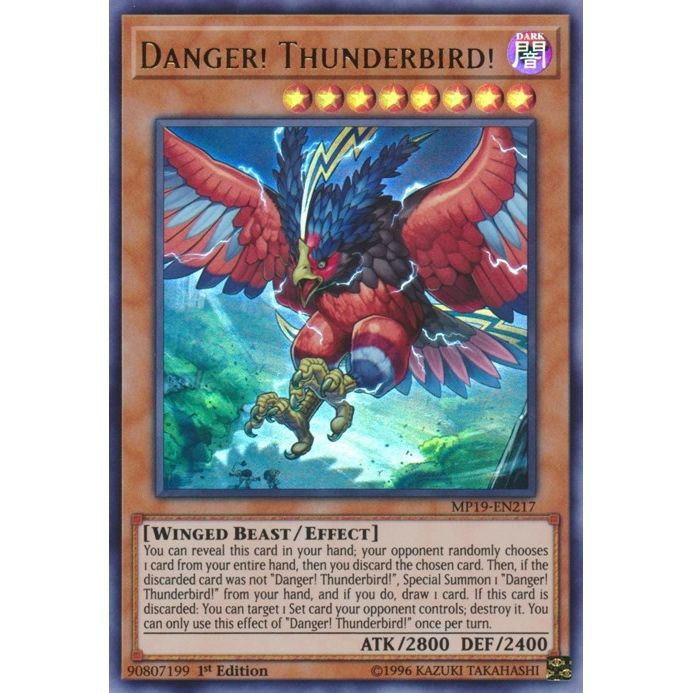 Image for Danger! Thunderbird! (MP19-EN217) (MP19) - YuGiOh