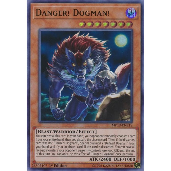 Image for Danger! Dogman! (MP19-EN218) (MP19) - YuGiOh