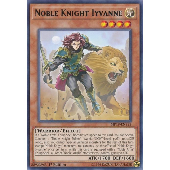 Image for Noble Knight Iyvanne (MP19-EN222) (MP19) - YuGiOh