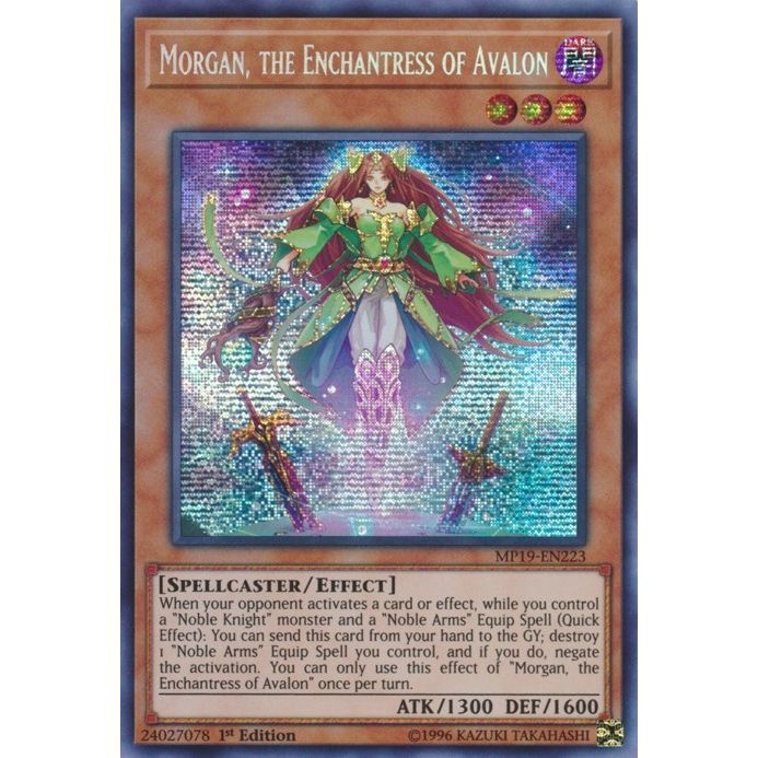 Image for Morgan, the Enchantress of Avalon (MP19-EN223) (MP19) - YuGiOh