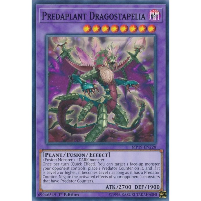 Image for Predaplant Dragostapelia (MP19-EN228) (MP19) - YuGiOh