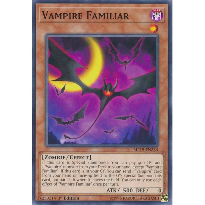 Image for Vampire Familiar (MP19-EN233) (MP19) - YuGiOh