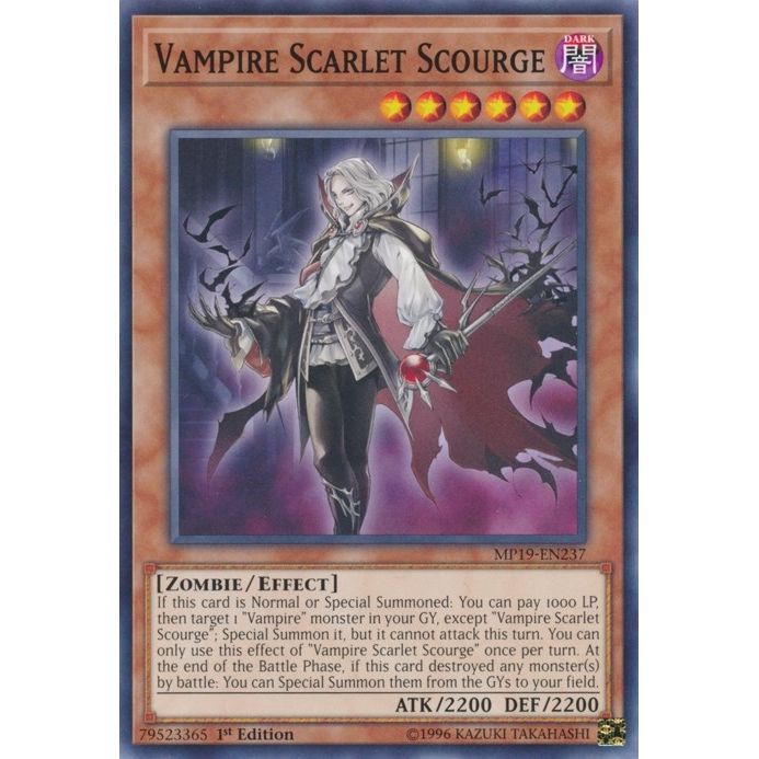Image for Vampire Scarlet Scourge (MP19-EN237) (MP19) - YuGiOh