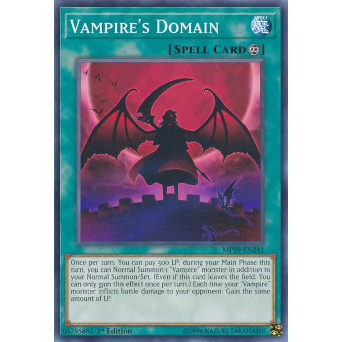 Image for Vampire's Domain (MP19-EN241) (MP19) - YuGiOh