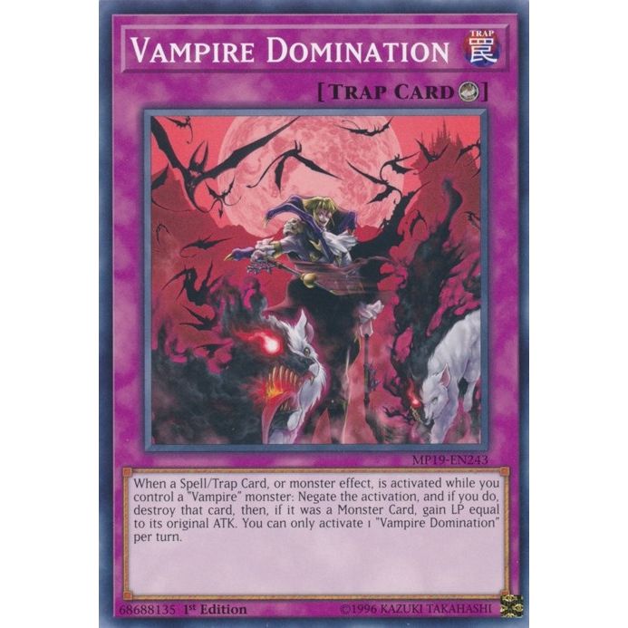 Image for Vampire Domination (MP19-EN243) (MP19) - YuGiOh