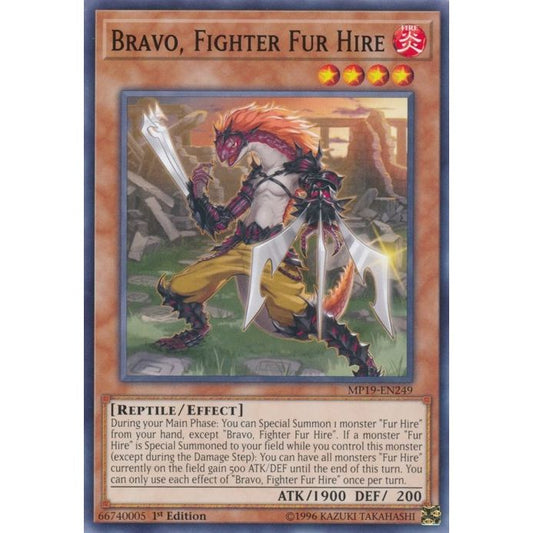 Image for Bravo, Fighter Fur Hire (MP19-EN249) (MP19) - YuGiOh
