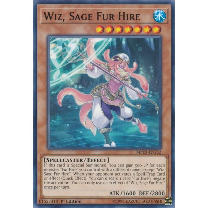 Image for Wiz, Sage Fur Hire (MP19-EN252) (MP19) - YuGiOh