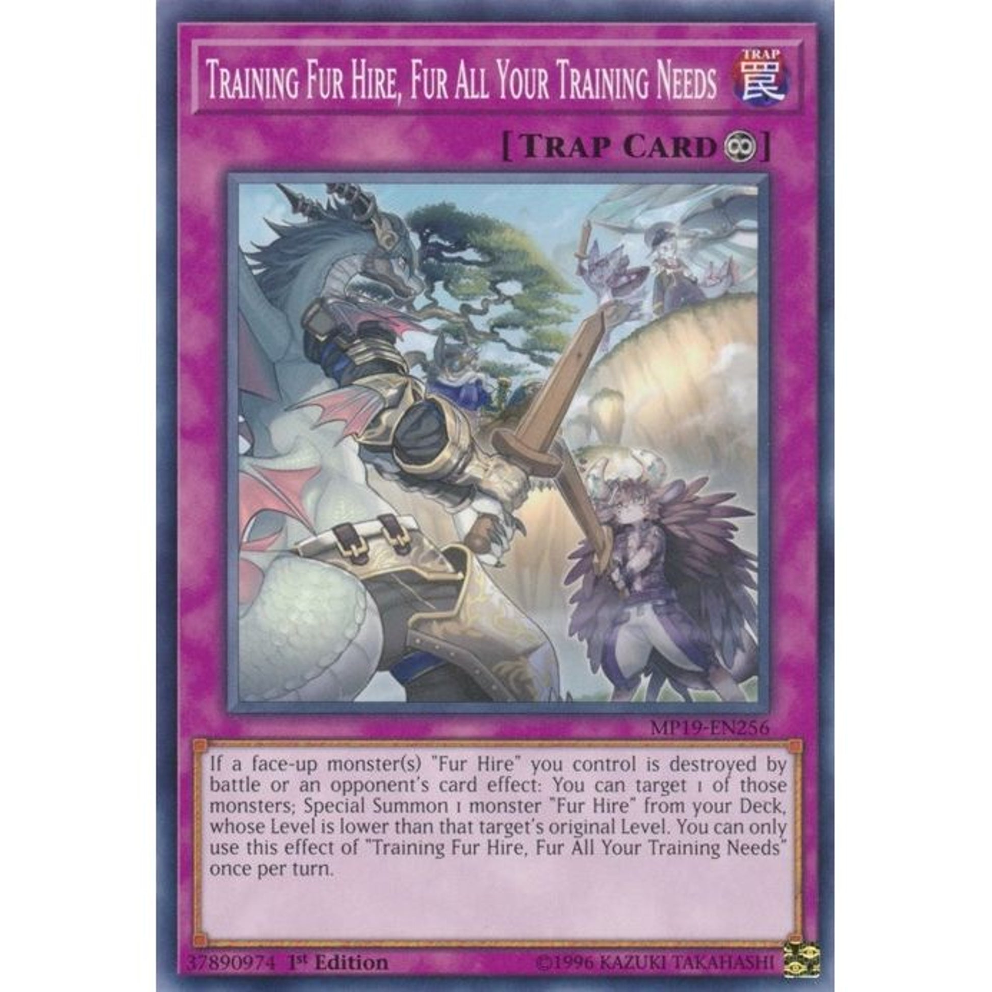 Image for Training Fur Hire, Fur All Your Training Needs (MP19-EN256) (MP19) - YuGiOh