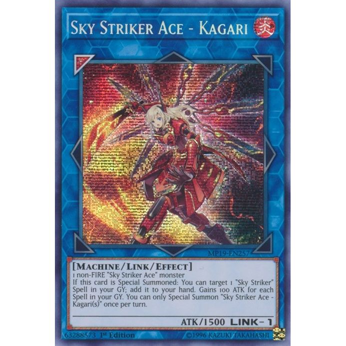 Image for Sky Striker Ace - Kagari (MP19-EN257) (MP19) - YuGiOh