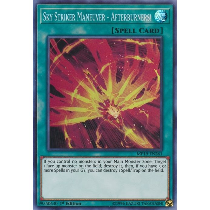 Image for Sky Striker Maneuver - Afterburners! (MP19-EN261) (MP19) - YuGiOh