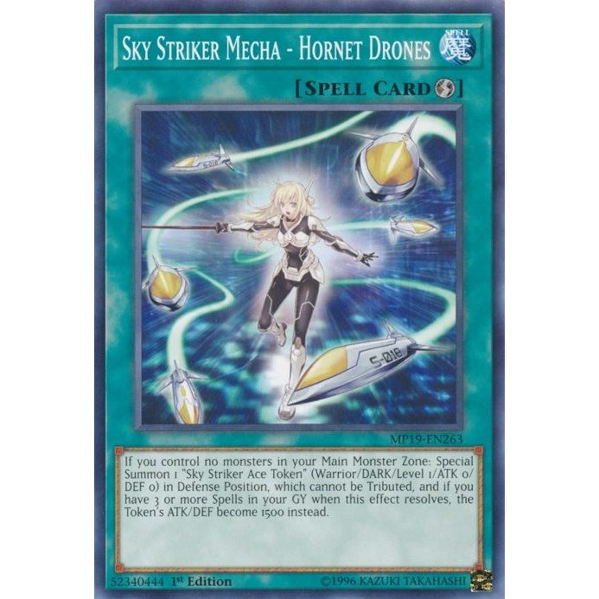 Image for Sky Striker Mecha - Hornet Drones (MP19-EN263) (MP19) - YuGiOh