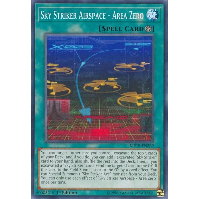 Image for Sky Striker Airspace - Area Zero (MP19-EN269) (MP19) - YuGiOh