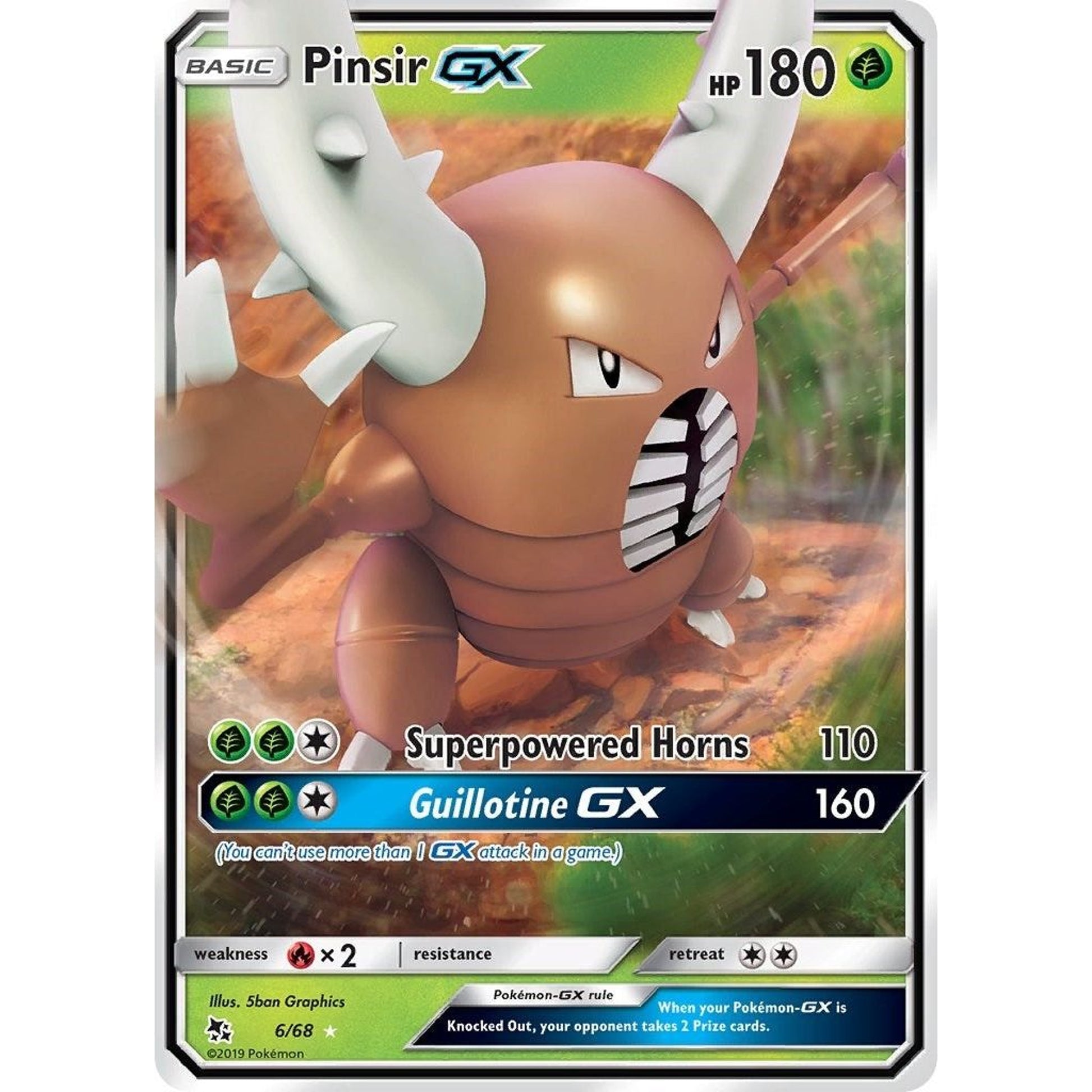 Image for Pinsir GX (6/68) (HIF) - Pokemon