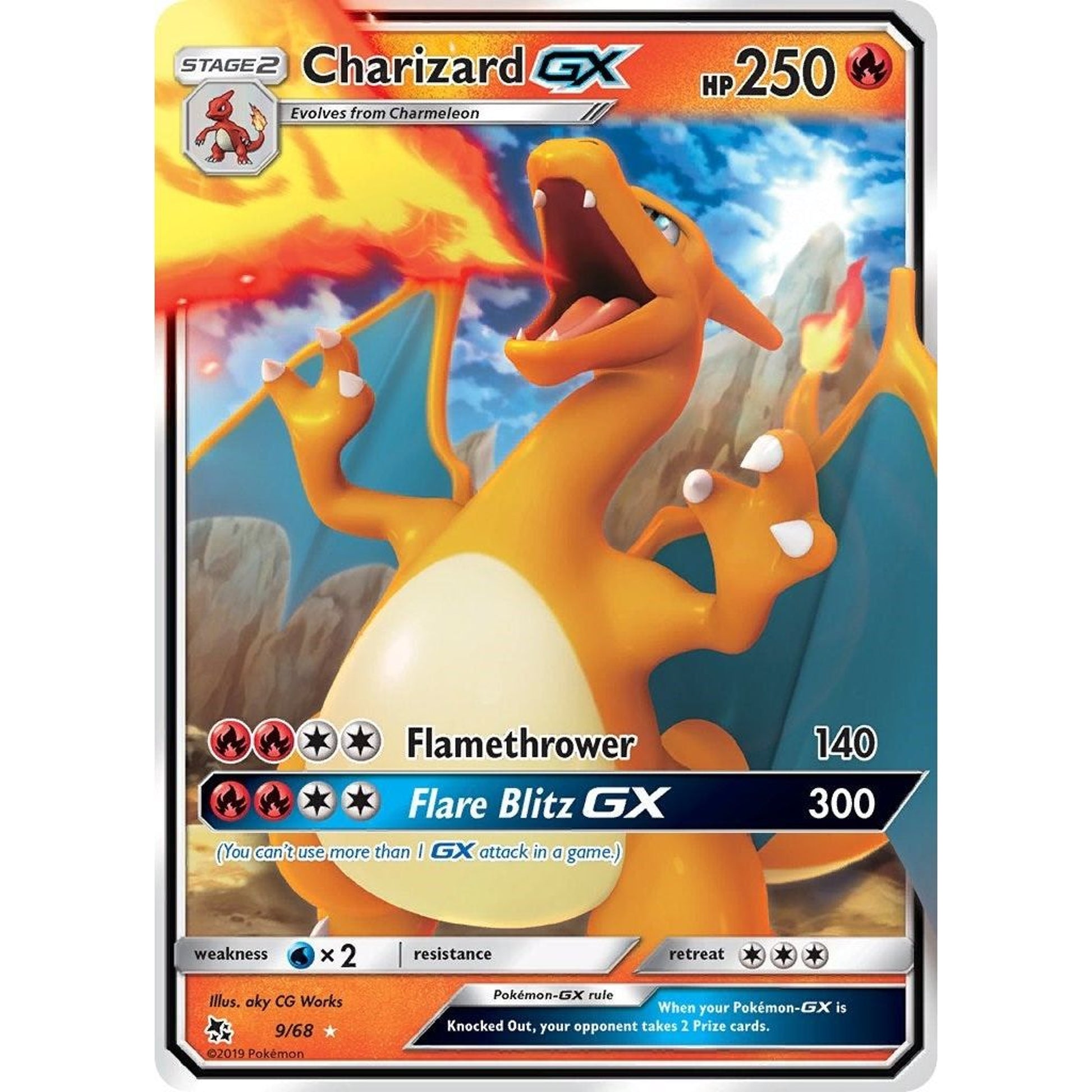Image for Charizard GX (9/68) (HIF) - Pokemon