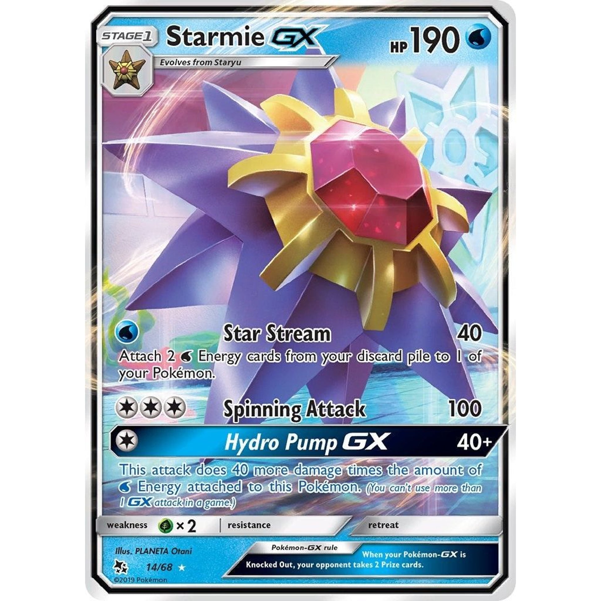 Image for Starmie GX (14/68) (HIF) - Pokemon