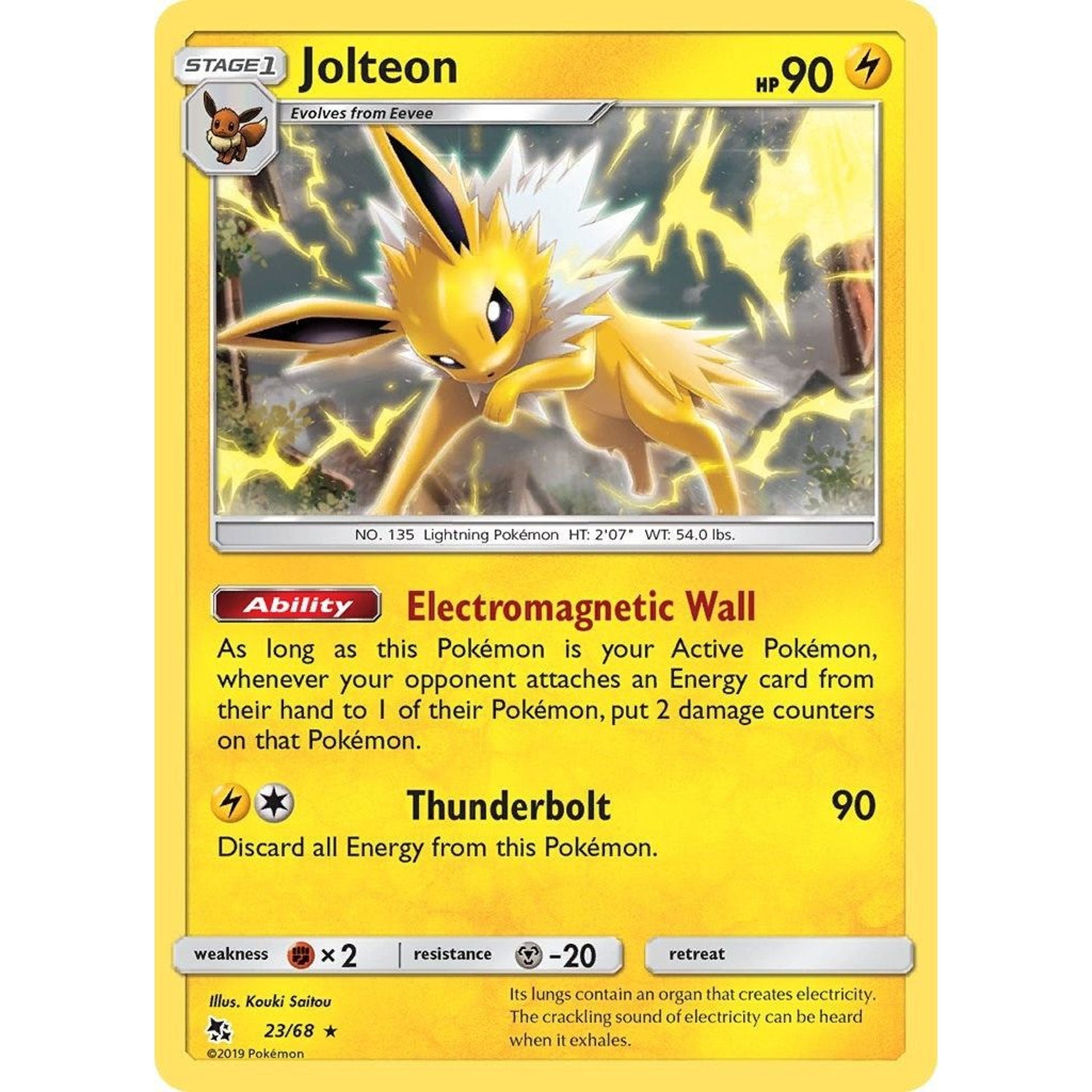 Image for Jolteon (23/68) (HIF) - Pokemon
