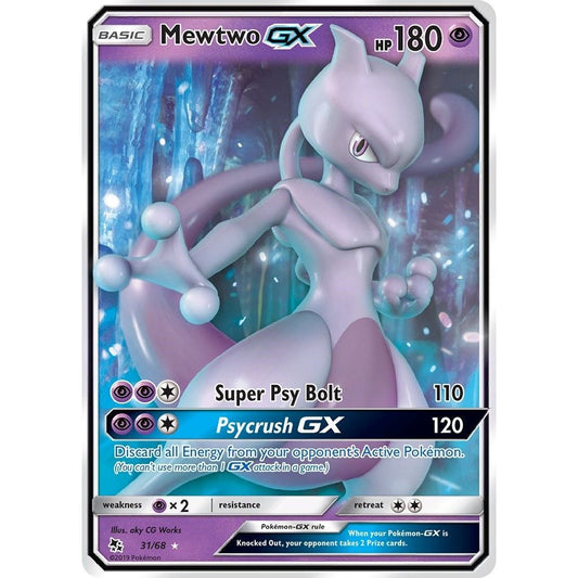 Image for Mewtwo GX (31/68) (HIF) - Pokemon