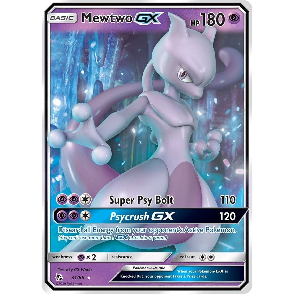 Image for Mewtwo GX (31/68) (HIF) - Pokemon