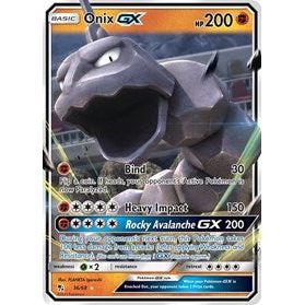 Onix GX Pokemon
