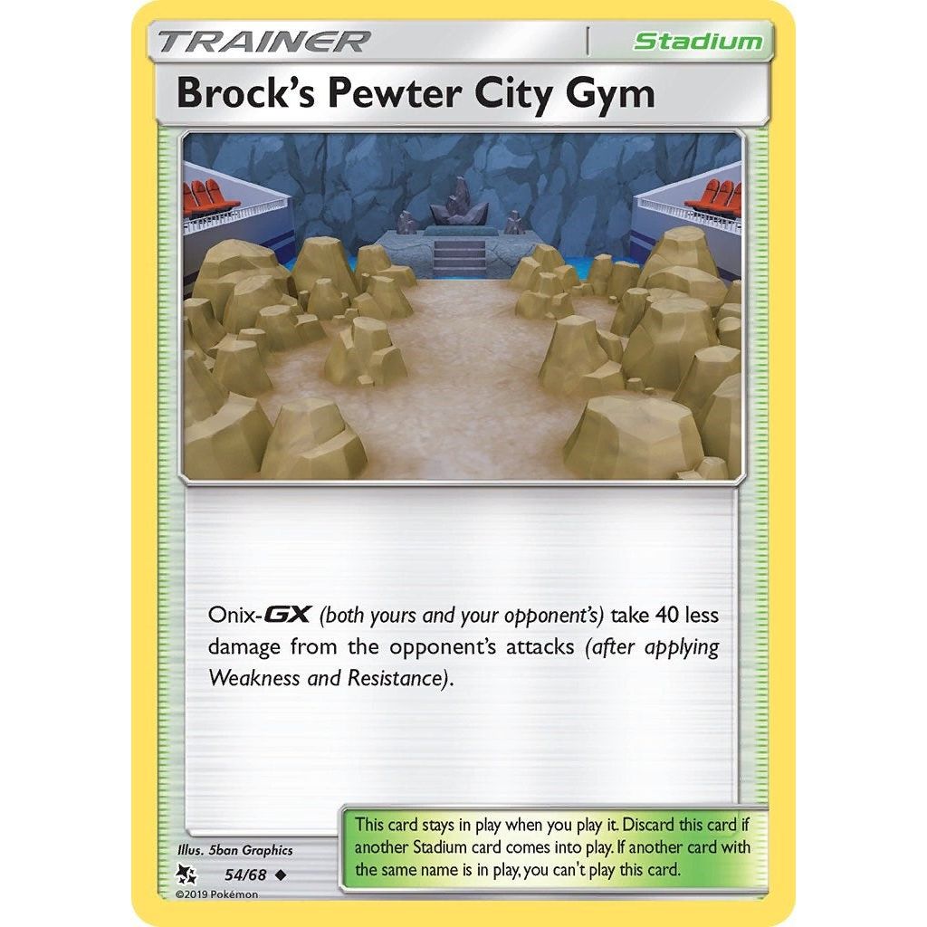Image for Brock's Pewter City Gym (54/68) (HIF) - Pokemon