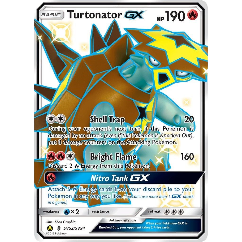 Image for Turtonator GX (SV52/SV94) (HIF:SV) - Pokemon