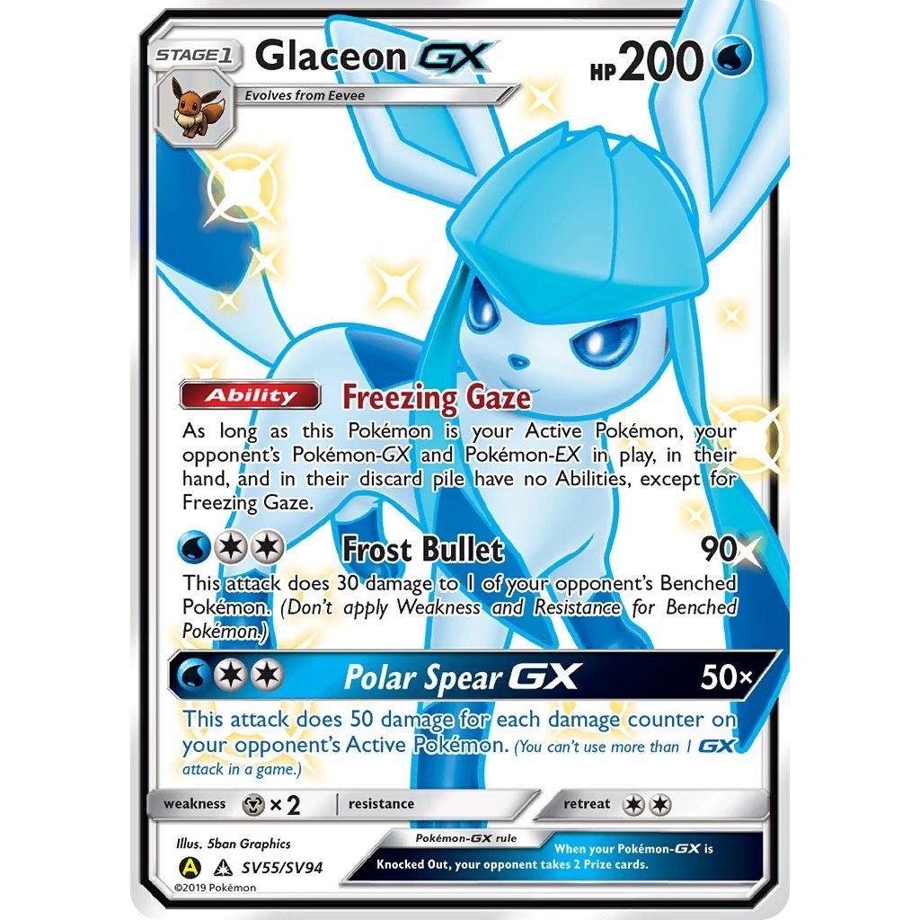 Image for Glaceon GX (SV55/SV94) (HIF:SV) - Pokemon