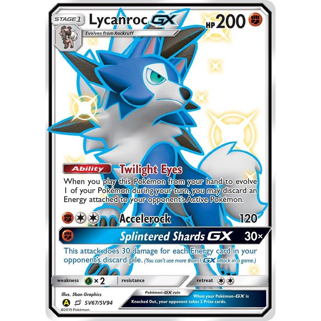 Image for Lycanroc GX (SV67) (SV67/SV94) (HIF:SV) - Pokemon