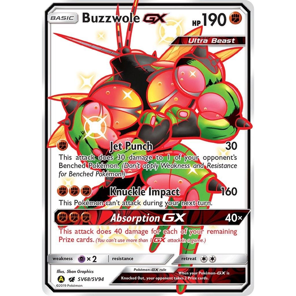 Image for Buzzwole GX (SV68/SV94) (HIF:SV) - Pokemon