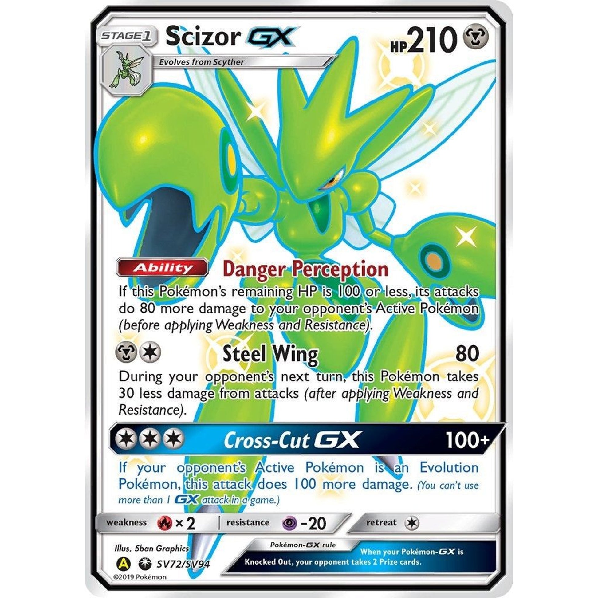 Image for Scizor GX (SV72/SV94) (HIF:SV) - Pokemon