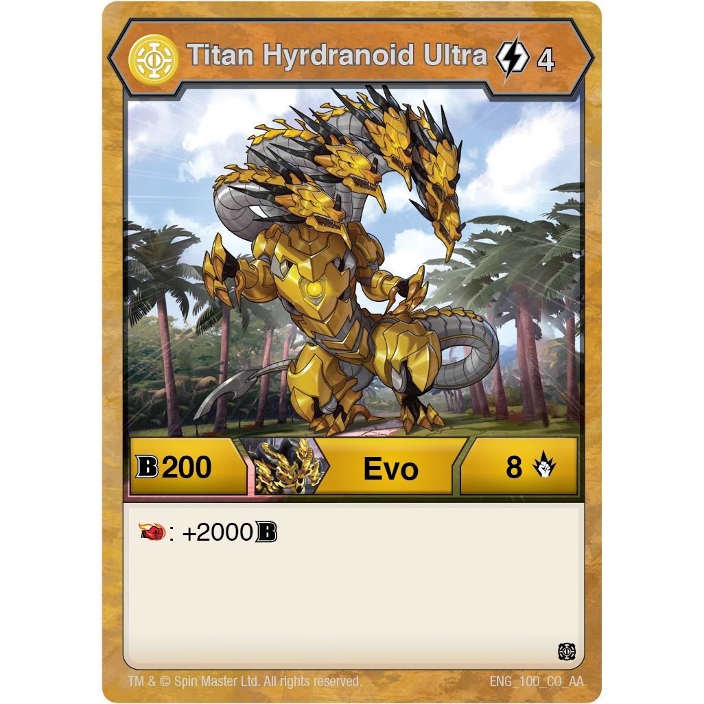 Image for Titan Hydranoid Ultra (100) (AA) - Bakugan TCG