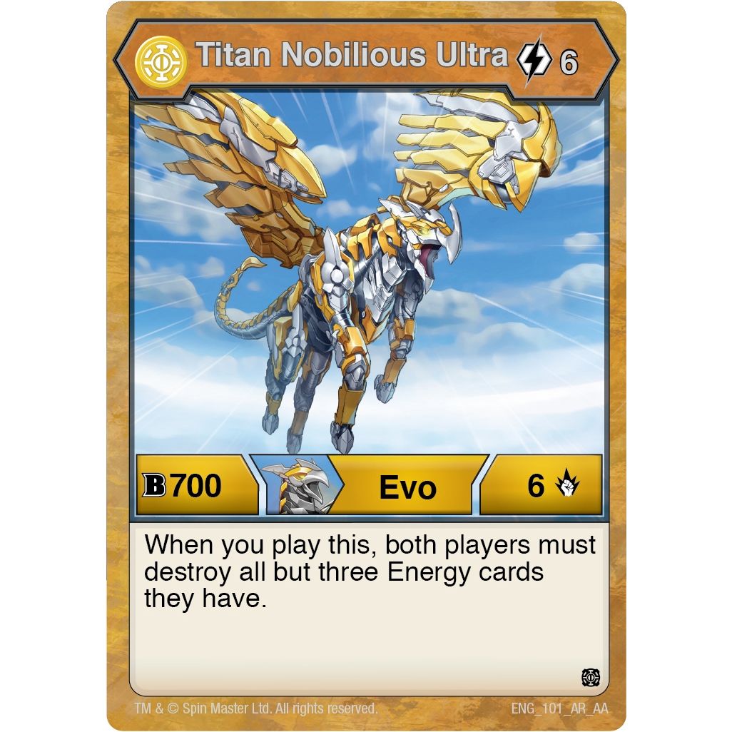 Image for Titan Nobilious Ultra (101) (AA) - Bakugan TCG