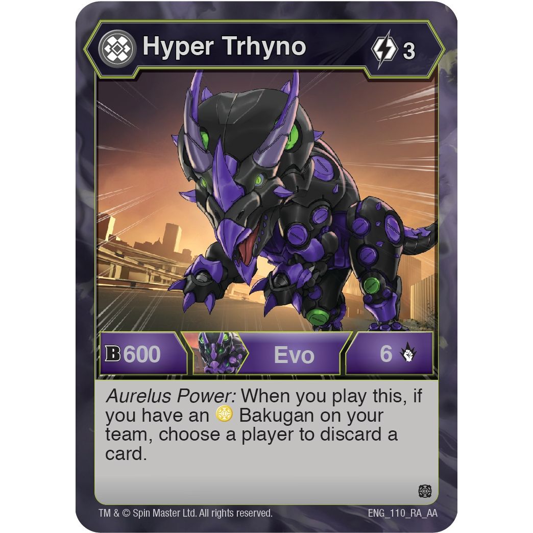 Image for Hyper Trhyno (110) (110) (AA) - Bakugan TCG