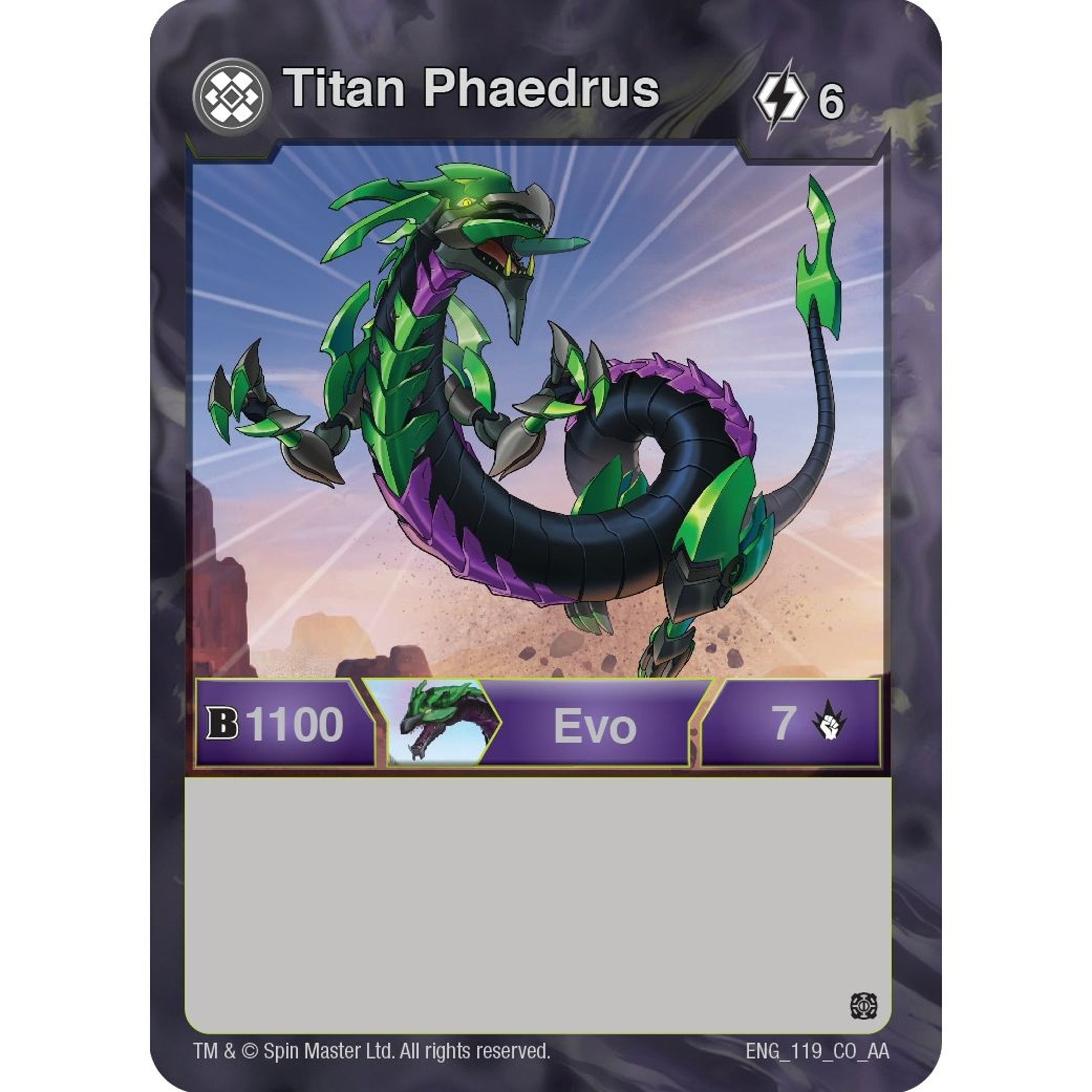 Image for Titan Phaedrus (119) (AA) - Bakugan TCG