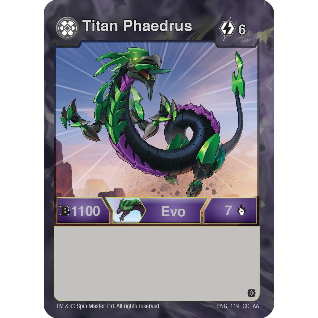Image for Titan Phaedrus (119) (AA) - Bakugan TCG