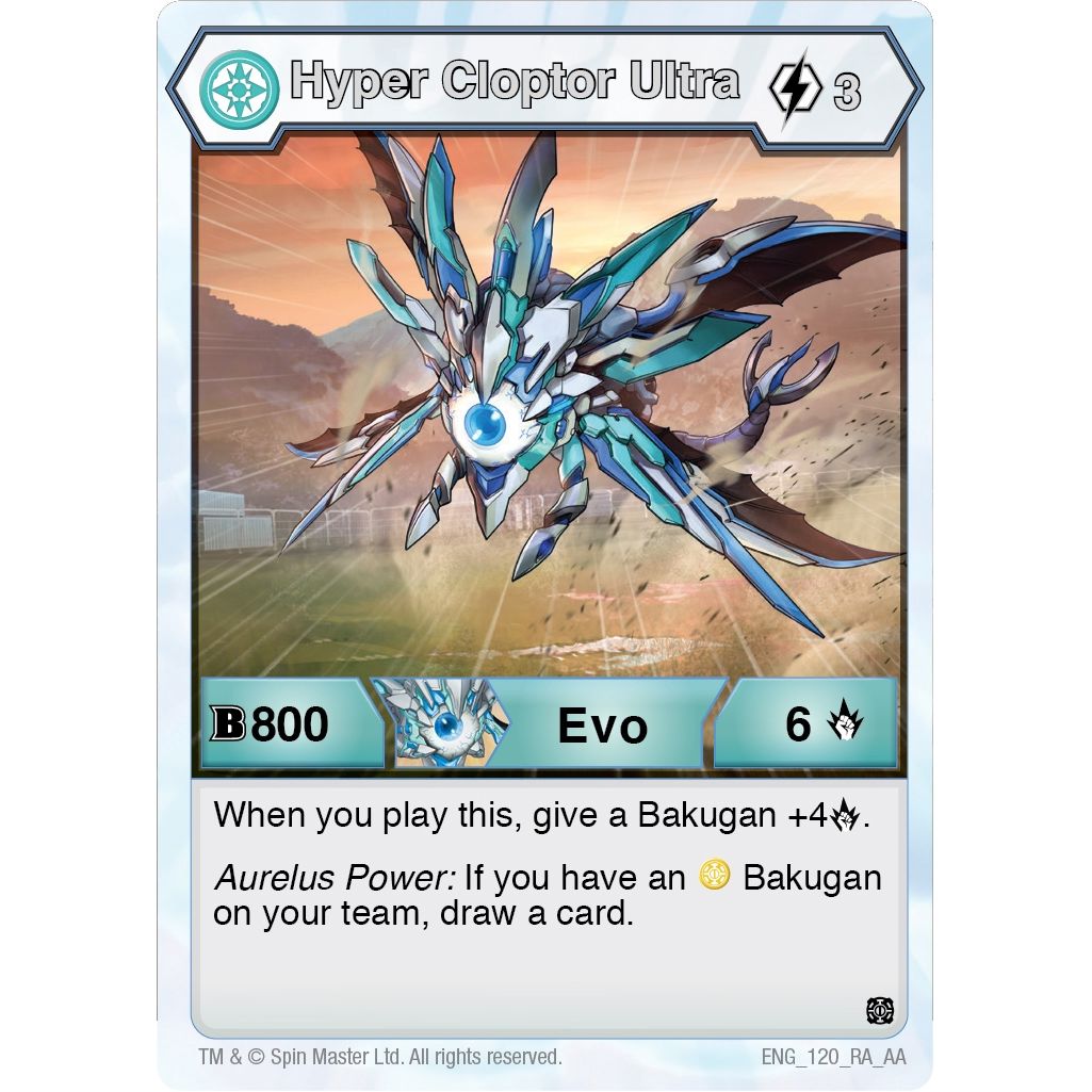 Image for Hyper Cloptor Ultra (120) (120) (AA) - Bakugan TCG