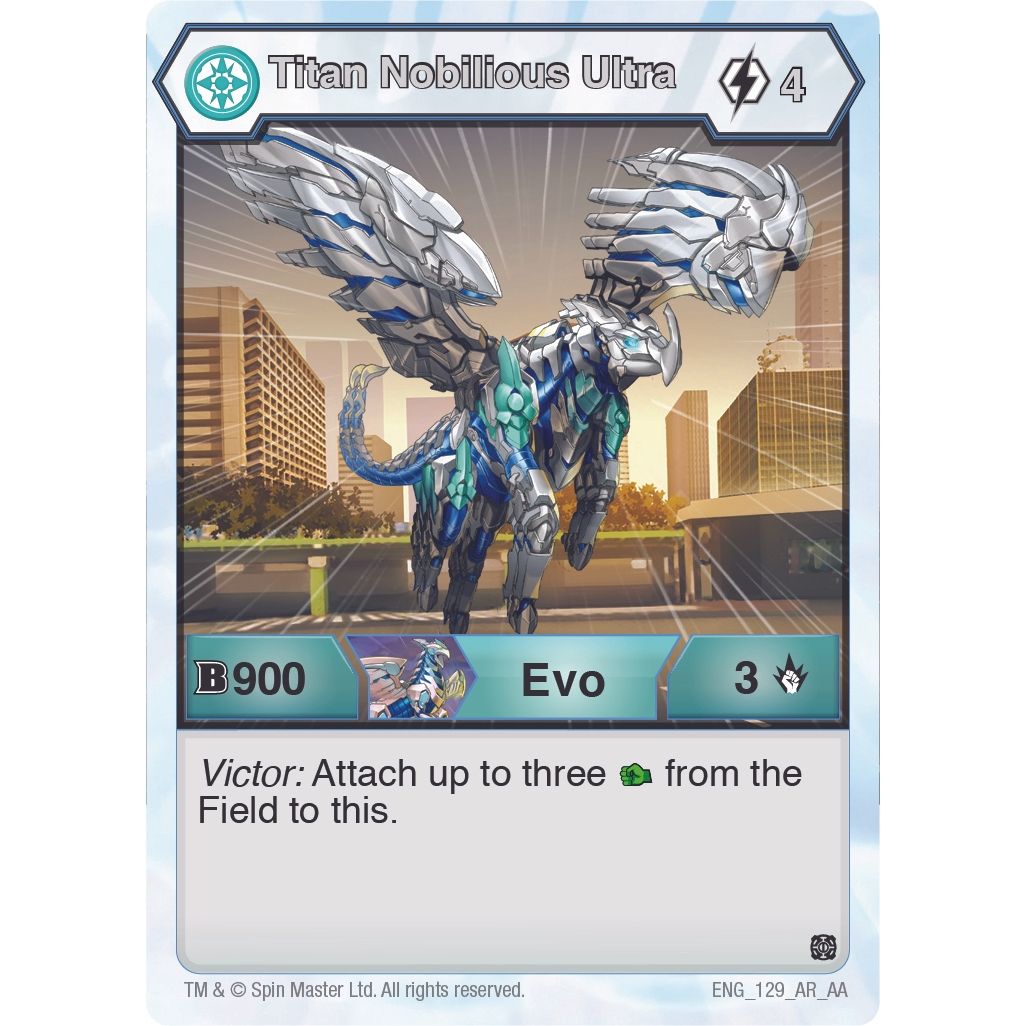 Image for Titan Nobilious Ultra (129) (129) (AA) - Bakugan TCG